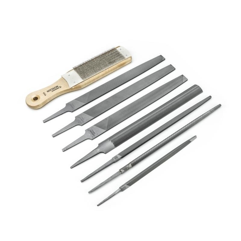 Crescent 8 Pc. 7" & 10" Machinist's File Set with Cleaner Card