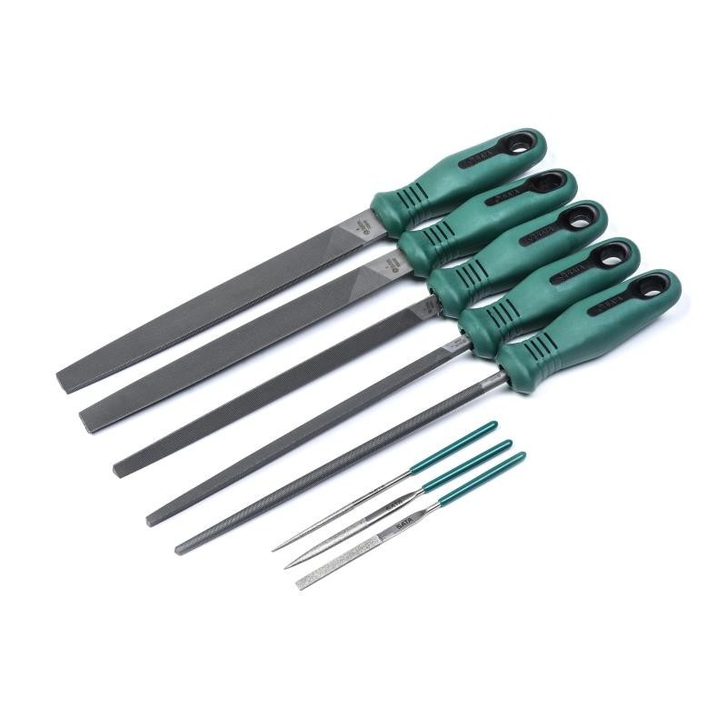 Sata 8 Tlg. Feilen Set mit Einlage für Werkstattwagen