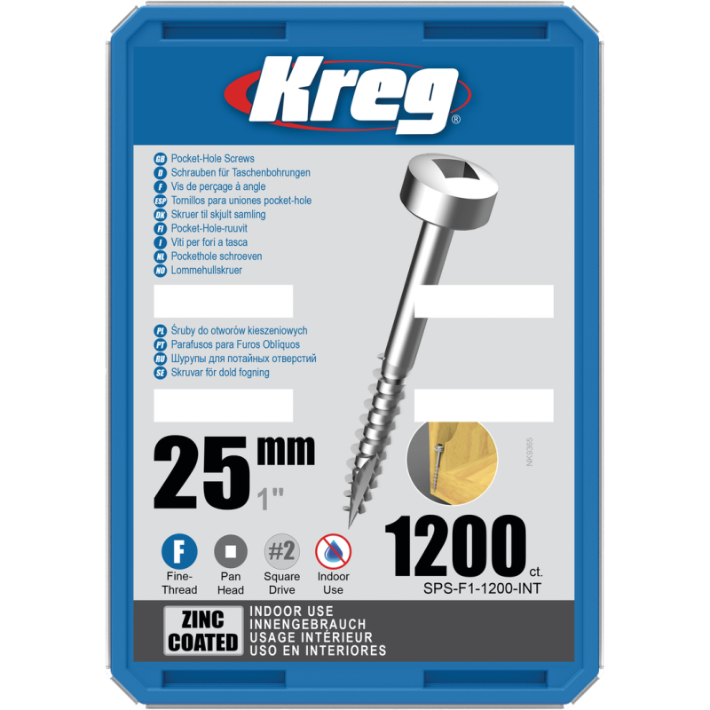 Kreg Pocket-Hole Schrauben 25 mm