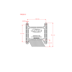 Kreg TRUE-FLEX™ Druckkamm 2er-SET