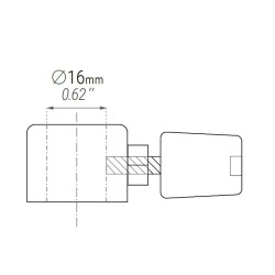 Piher TCP HALTERUNGSRING Ø16 mm