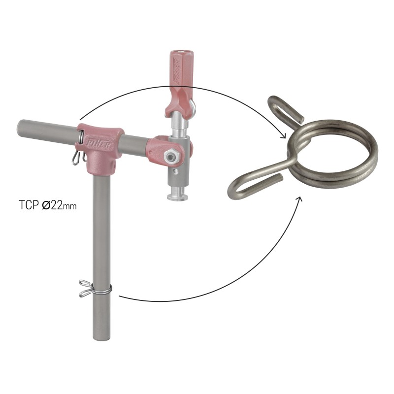 Piher TCP HALTERUNGSRING Ø22 mm