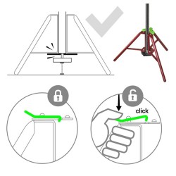 Piher BAUSTATIV FÜR LASTENSTANGE Hält 450 kg