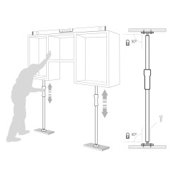 Piher FESTE UNTERLAGE zwei Teile