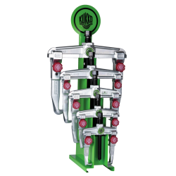 Kukko Verkaufsdisplay für 2-armige Universal-Abzieher mit schnellverstellbaren Abzugshaken