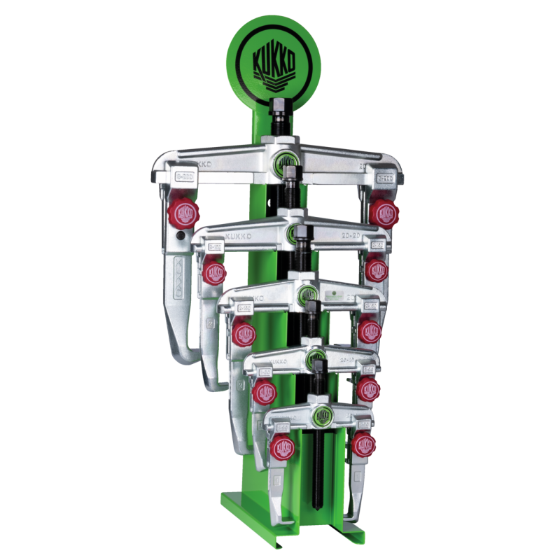 Kukko Verkaufsdisplay für 2-armige Universal-Abzieher mit schnellverstellbaren Abzugshaken