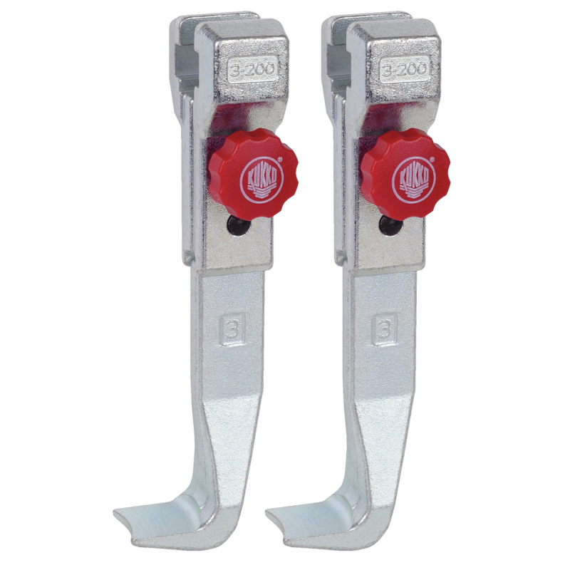 Kukko Schnellverstellbare Standard-Abzugshaken (Paar