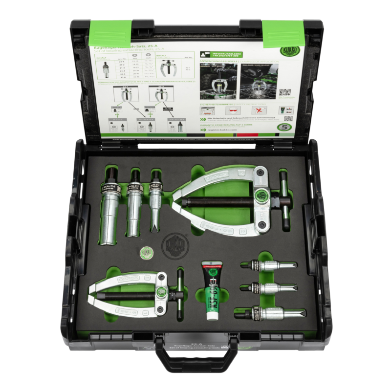 Kukko Kugellager-Auszieh-Satz mit Gegenstütze Ø 12-46 mm
