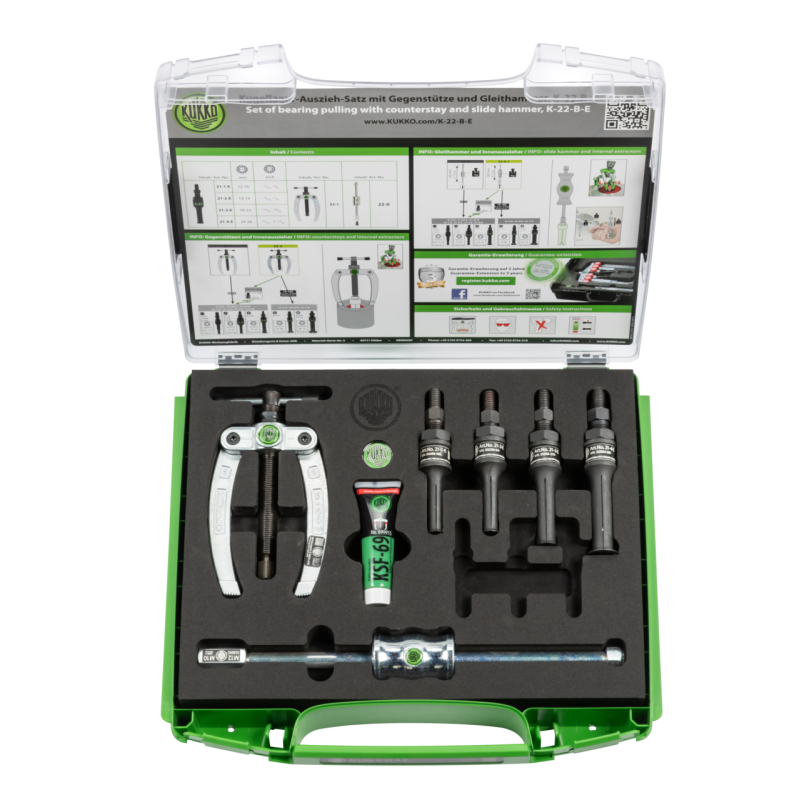 Kukko Kugellager-Auszieh-Satz Ø 12-34 mm
