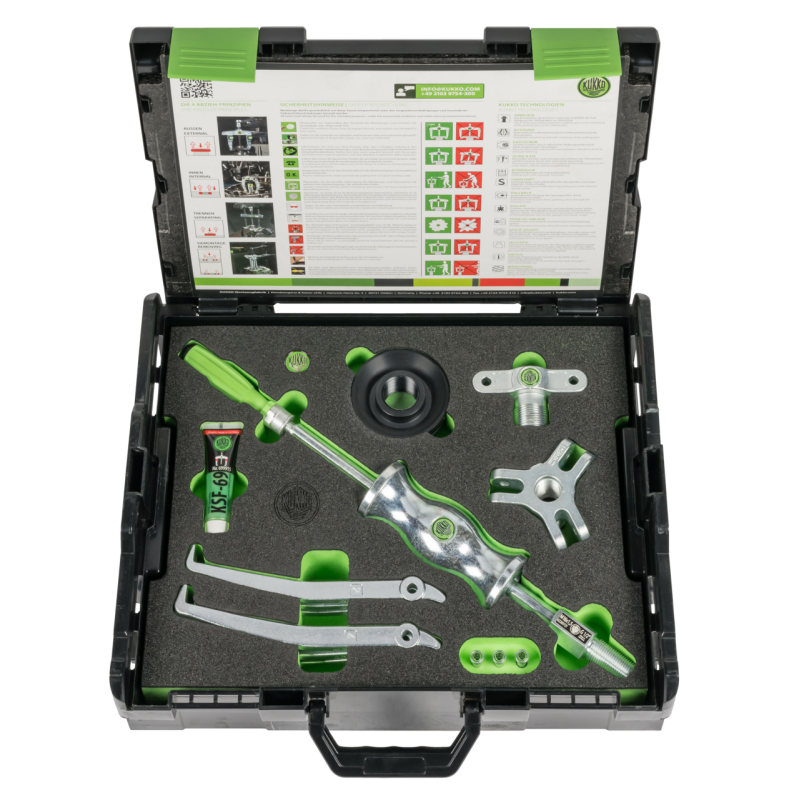 Kukko Universal-Abzieher mit Gleithammer im Koffer